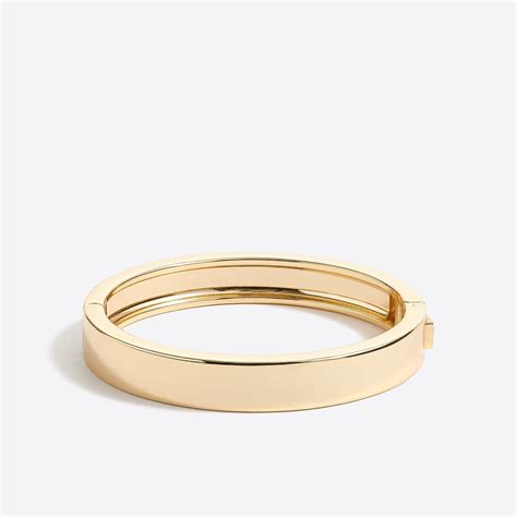 J Crew Classic Gold Bangle Bracelet Classicgoldbanglebracelet Gold