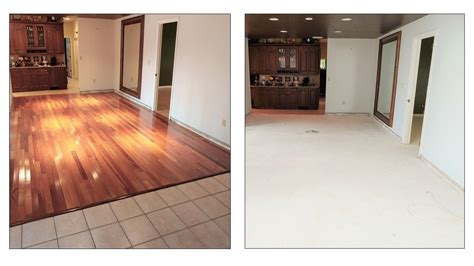 Glue Down Wood Floor Removal Gallery | Central Florida Dust-Free ...