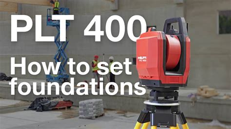 How To Set Out Foundations With The Hilti Construction Layout Tool Plt