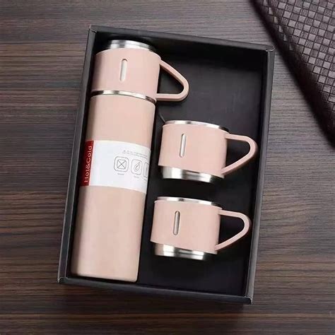 AWH Stainless Steel Vacuum Flask Set Insulated Water Bottle Tailored