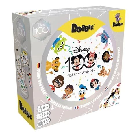 Dobble Disney Years Asmod E King Jouet Jeux De Cartes Asmod E