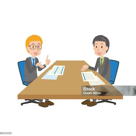 rapat bisnis ilustrasi stok  gambar  pegawai penjualan