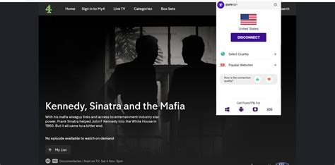 How To Watch Kennedy Sinatra And The Mafia In The US