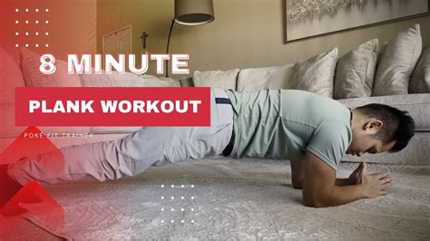 8 Minute Plank Challenge No Equipment Needed YouTube