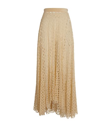 Womens Patbo Nude Netted Monstera Beach Skirt Harrods Uk