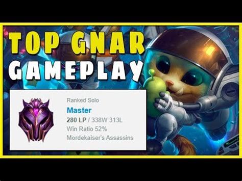 TOP GNAR GAMEPLAY | Patch 10.11 / Just an Entertainment Gameplay to ...