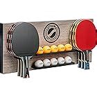 Amazon Ping Pong Paddle Holder Wall Mounted Wooden Table