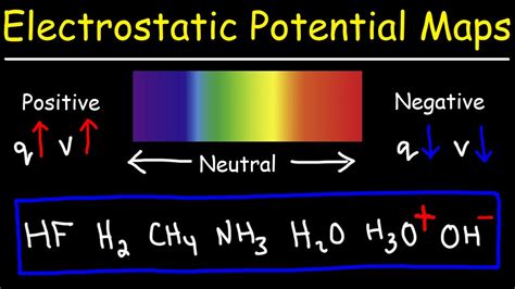 Electrostatic Potential Maps And Bond Polarity Organic Chemistry