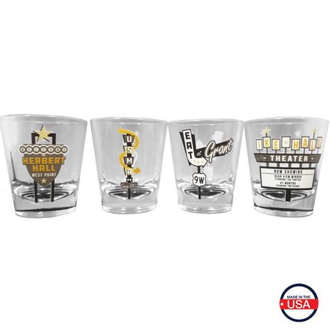 Rfsj 4 Pk Shot Glass Set