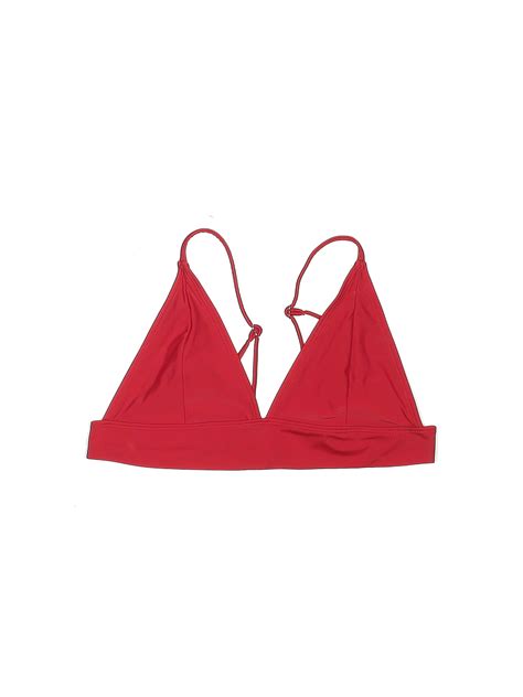 Unbranded Solid Red Swimsuit Top Size L 52 Off Thredup