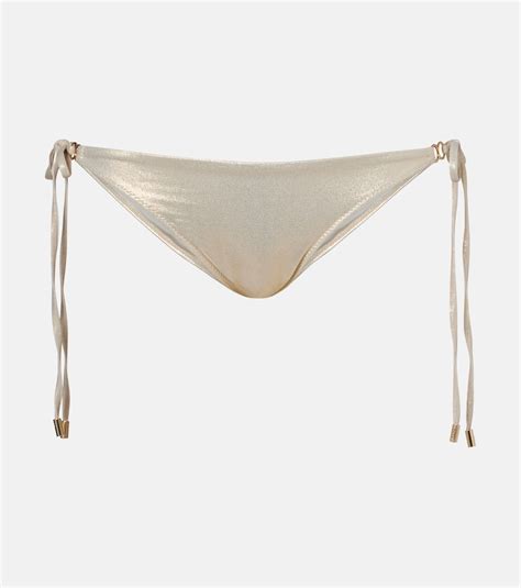 Braga De Bikini Costa Estampada En Dorado Melissa Odabash Mytheresa