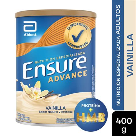 Droguería La Economía ensure advance sabor vainilla lata x 400 g