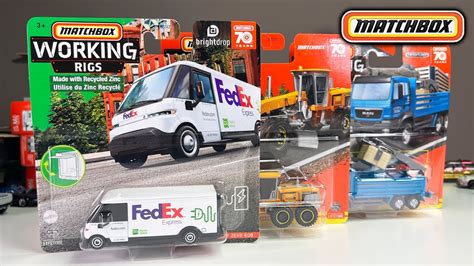 UNBOXING 2023 Matchbox Working Rigs FedEx GM Brightdrop ZEVO 600 MBX