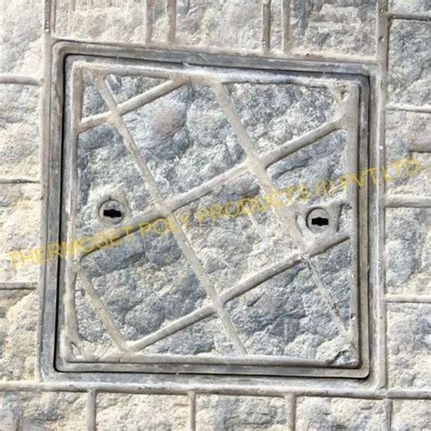 Full Floor Square Thermodrain FRP RECESSED Manhole Cover For