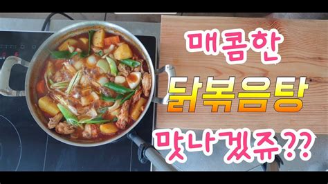 카레닭볶음탕curry Braised Spicy Chicken Youtube