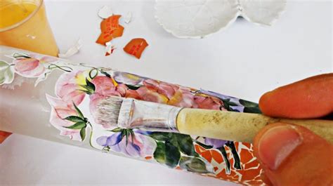 C Mo Decorar Botellas De Cristal Con Decoupage Paso A Paso