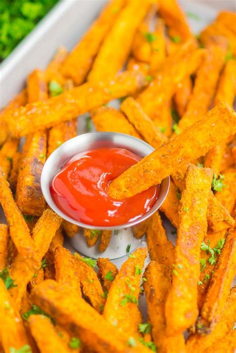 Crispy Baked Sweet Potato Fries Pumpkin N Spice