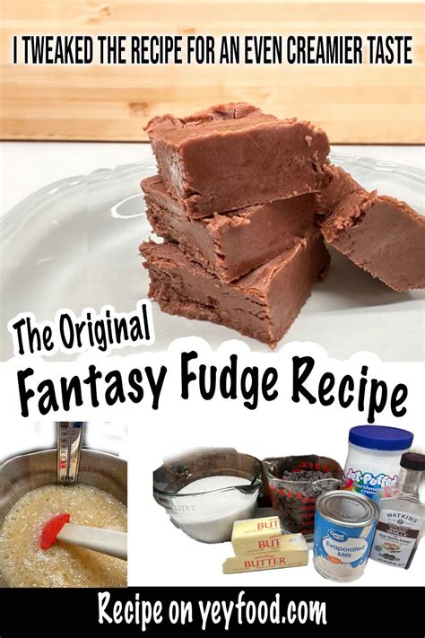 The Original Fantasy Fudge Recipe - Yeyfood.com: Recipes, cooking tips ...