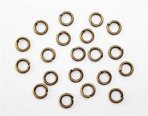 Mm Jump Rings Antique Brass Qty