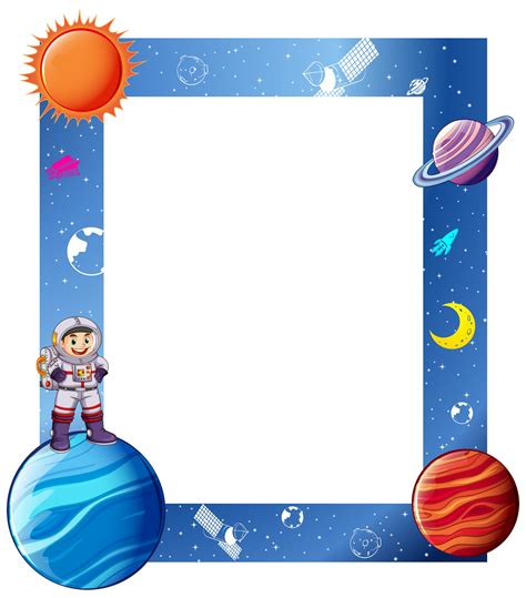 Solar System Border Design