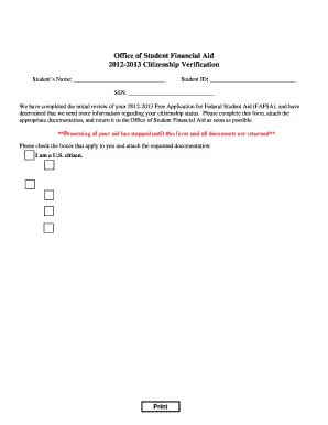 Citizenship Verification Form Fill Online Printable Fillable Blank