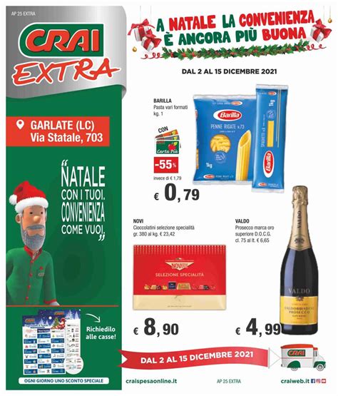 Calam O Volantino Crai Cod Garlate Dal Al Dicembre