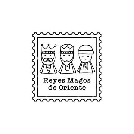 Sello De Los Reyes Magos De Oriente