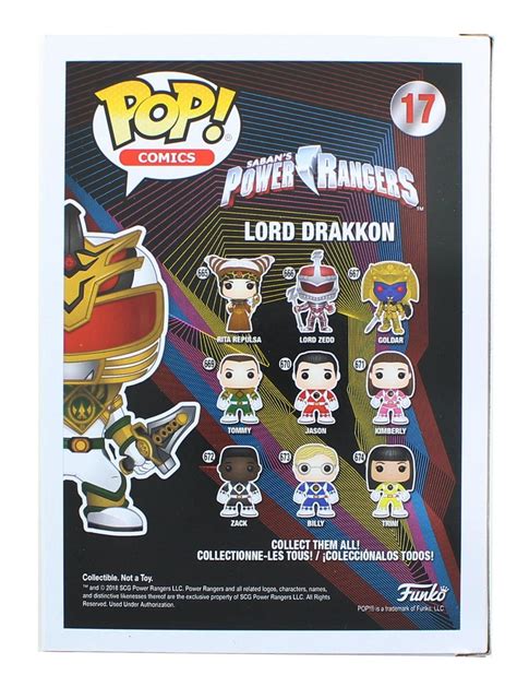 Funko Pop Power Rangers Lord Drakkon Vinyl Figure Preview Exclusives