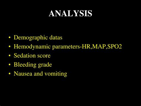 Ppt Effects Of Dexmeditomidine Infusion For Fess Under Local