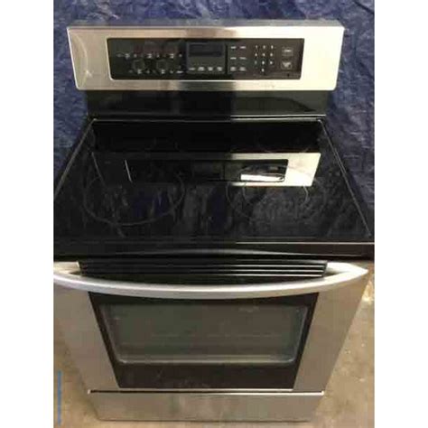 Stainless Steel Stove Electric 30 Freestanding Lg Glass Top 56 Cu