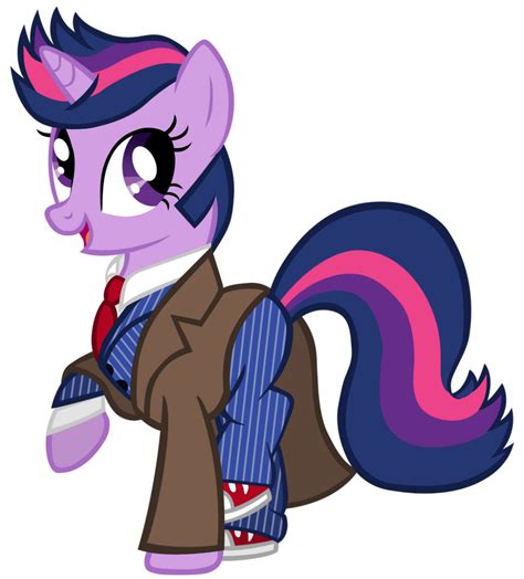 Twilight Sparkle As The 10th Doctor By Cloudyglow On Deviantart Doctor