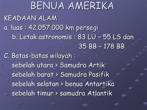 PPT - BENUA AMERIKA PowerPoint Presentation, free download - ID:5473015