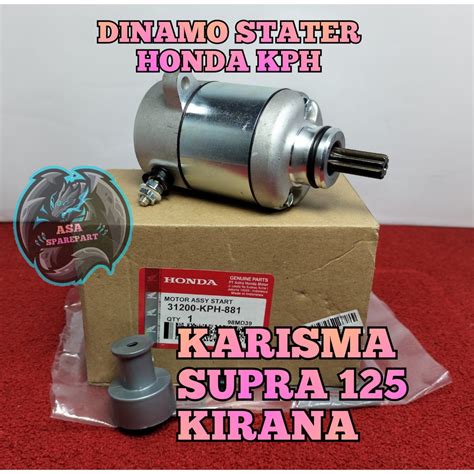 Jual DINAMO STATER KPH ASLI ORIGINAL MOTOR HONDA KHARISMA Supra X 125