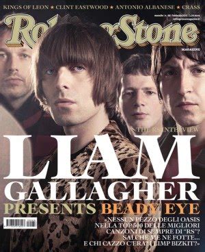 Beady Eye On The Front Cover Of Rolling Stone Italy Latest Oasis