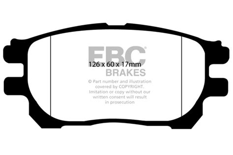 Ebc Ultimax Brake Pad Oe Replacement Set Ebc Brakes Direct