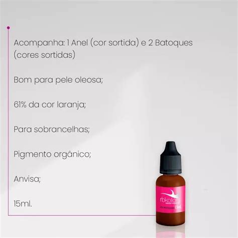 Pigmento Orgânico Para Micropigmentação Rb Kollors 15ml Cor Universal