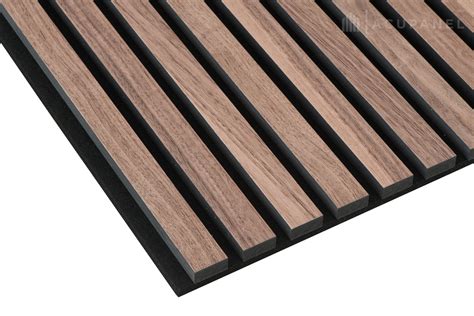 Acoustic Slat Wood Wall Ceiling Panels Commercial Application