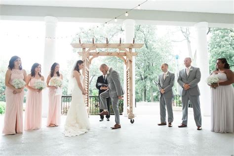 Rustic Wedding With Pale Pink And Grey Color Scheme