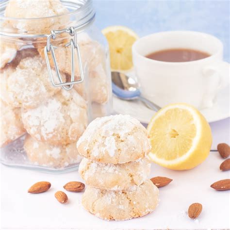 Lemon Amaretti Biscuits | Charlotte's Lively Kitchen