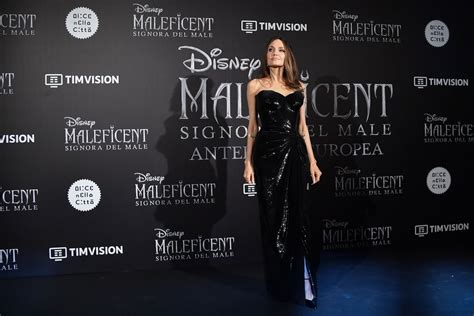 Angelina Jolie S Atelier Versace Strapless Gown October 2019 Popsugar Fashion Uk