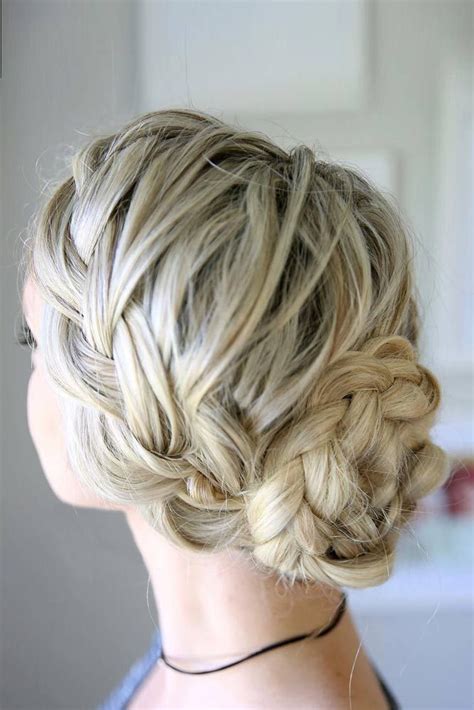 48 Easy Braided Hairstyles Glorious Long Hair Ideas Easy Updo Hairstyles Bun Hairstyles