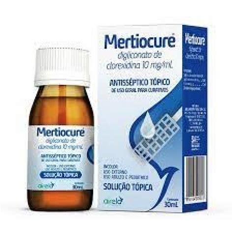 Mertiocure Antisséptico Clorexidina 10mg ml Solução 30ml