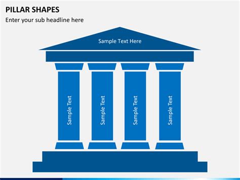 Powerpoint Pillar Diagram Template