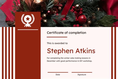 Symphony Color Certificate Certificate Template