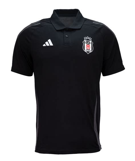 adidas Beşiktaş Polo T Shirt 24 25 IJ8344 Black Kartal Yuvası Webshop