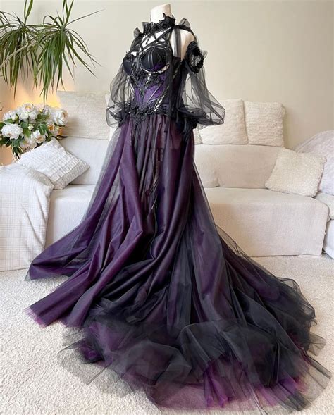 ASKASU On Instagram Enchanted Iris Gown With Cape Askasu Gothgown