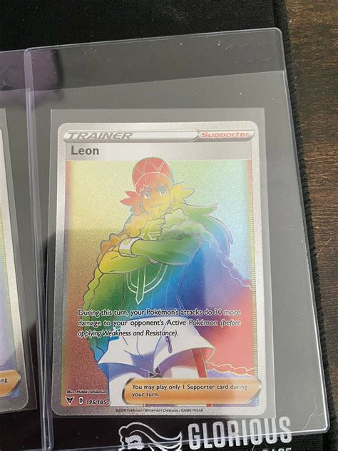 Mavin Pokemon Full Art Trainer Rainbow Peony Klara Leon Chilling