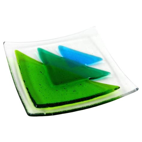 Fusion Triangle Fused Glass Bowl Etsy Fused Glass Bowl Fused Glass Plates Bowls Fused Glass