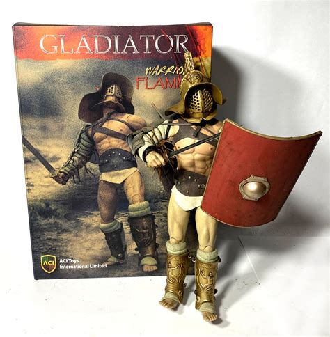 Lot A Gladiator Warriors Flamma Action Figure Aci Toys With