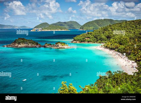 Trunk Bay St John United States Virgin Islands Stock Photo Alamy